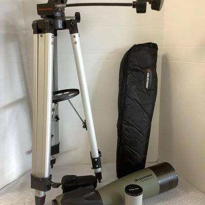 Celestron Ultima 100 Telescope W/Tripod & Zoom Lens