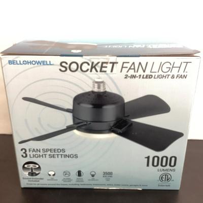 Bell And Howell Socket Fan Light