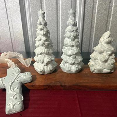 Vintage Christmas “Isabel Bloom” Sculptures 
