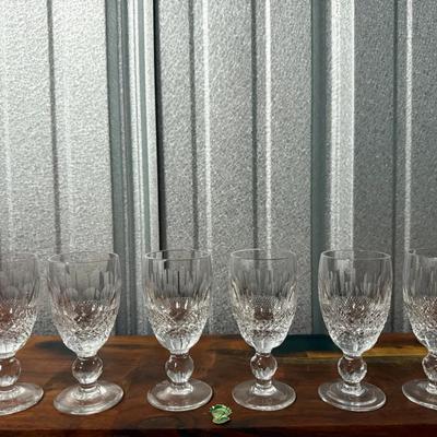 Vintage Waterford Crystal 
(6) Piece “Sherry” Set 