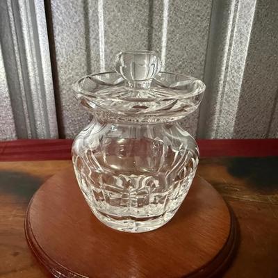 Waterford Crystal-Honey Jar 