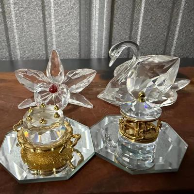 Swarovski Crystal Figurines Vintage 