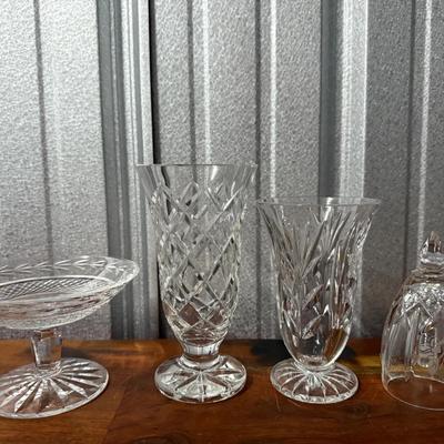 Beautiful Collection of Vintage Waterford Crystal. Kinsale Vase & 1st Edition Mother’s Day Vase 