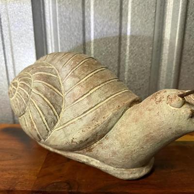 Vintage Isabel Bloom Large Snail Sculpture 