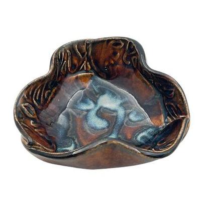 Sale Photo Thumbnail #53: Lot 073  
Hilborn Pottery, Ceramic Hand Glazed Trinket Bowl, Made In Canada