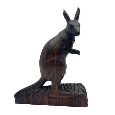 Sale Photo Thumbnail #23: Lot 036   
Hand Carved Wooden Kangaroo Figurine