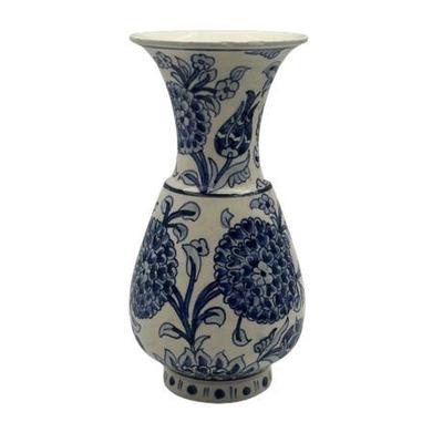Sale Photo Thumbnail #32: Lot 048   
Vintage Ceramic Floral Pattern Vase, Handmade In Turkey, 1996, Signed