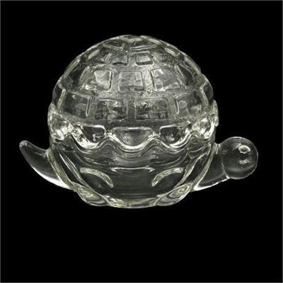 Sale Photo Thumbnail #37: Lot 053   
Anchor Hocking, Vintage Crystal Turtle Trinket Dish