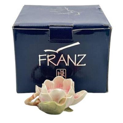 Sale Photo Thumbnail #71: Lot 105   
Franz, Porcelain Rose Votive Holder