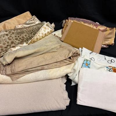 282: Fashion Fabric Beige/Tan Remnants 