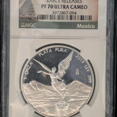 2014-MO Mexican Libertad (PF70)