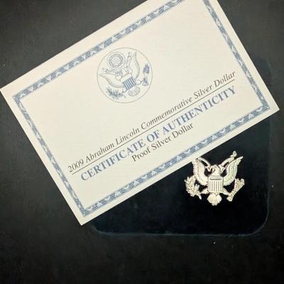 2009 Abraham Lincon Silver Dollar