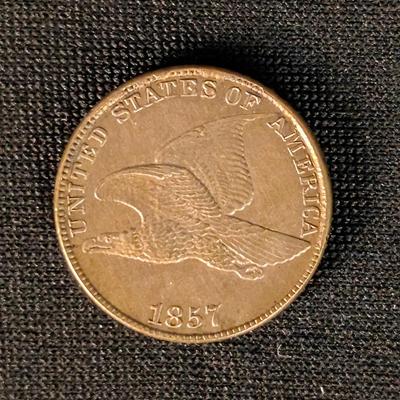 1857 Flying Eagle Cent (UNC) 