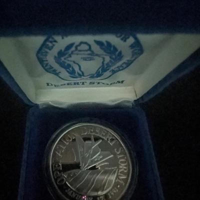 1991 Desert Storm 1 oz .999 Fine Silver RD