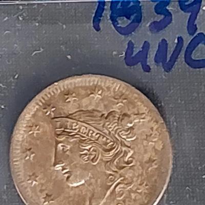 1839 Large Cent UNC