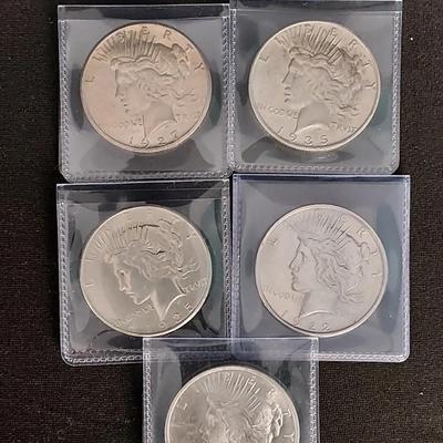 5 Peace Dollar Better Date/Condition