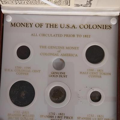 Money of the U.S.A. Colonies Value $400