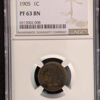 1905 Indian Penny (PF63-BN)