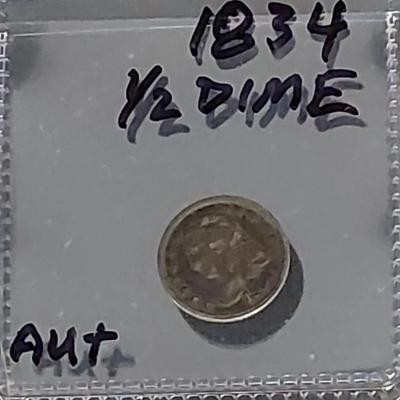 1834 Half Dollar