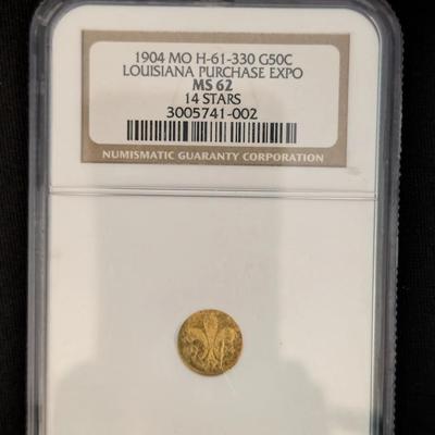 1904 Louisiana Purchase Expo Gold