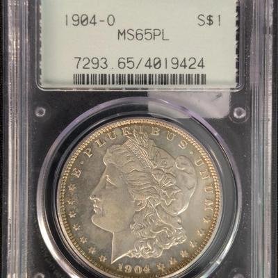 1904-O Morgan Silver Dollar (MS65PL)