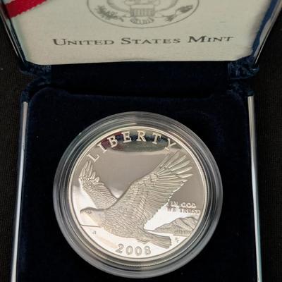 2008 Bald Eagle Silver Dollar 