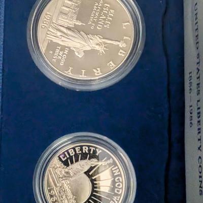 1986 Statue of Liberty Coin Set Proof Coin