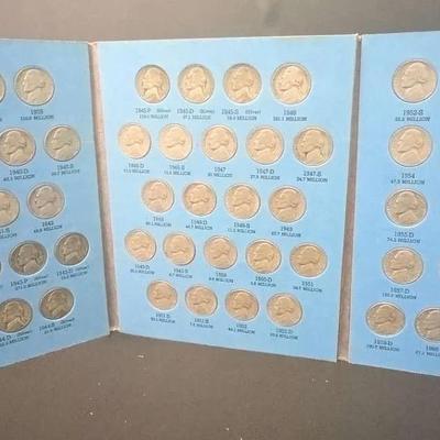 Jefferson Nickel Set 1938 - 1961 Complete