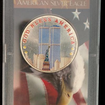 Twin Towers 1 oz .999 Fine Silver