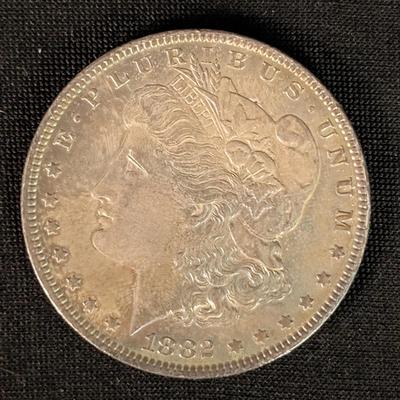 1882-O Morgan Silver Dollar (UNC)
