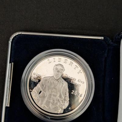 2004 Thomas Edison Silver Dollar