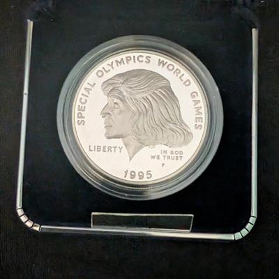 1995 Special Olympics Silver Dollar Proof Coin