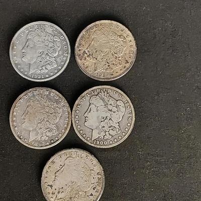 5 Silver Dollars