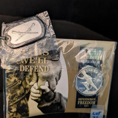 2012 Infantry Solder Silver Dollar