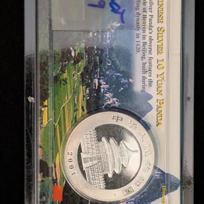 2001 Chinese Silver Panda 