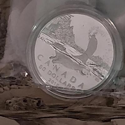 2015 Canada $50 Dollar Fine Silver Coin