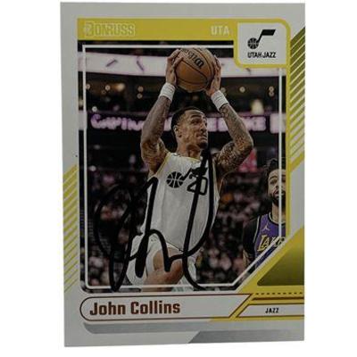 Lot 021   
John Collins Utah Jazz Panini #48 Signed Basketball Card