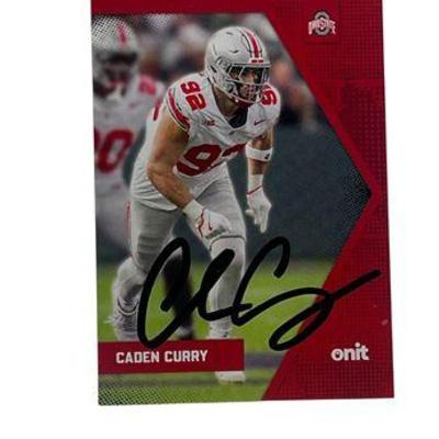 Lot 030   
2025 Caden Curry Ohio State Onit #17 Signed Football Card