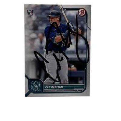 Lot 018]
Cal Raleigh Seattle Mariners Topps #49 Signed Baseball Card