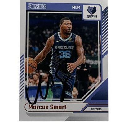 Lot 024   
Marcus Smart Grizzlies Panini #7 Signed Basketball Card