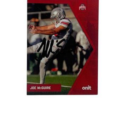Lot 015   
Joe McGuire, Ohio State Onit #53 Signed Football Card