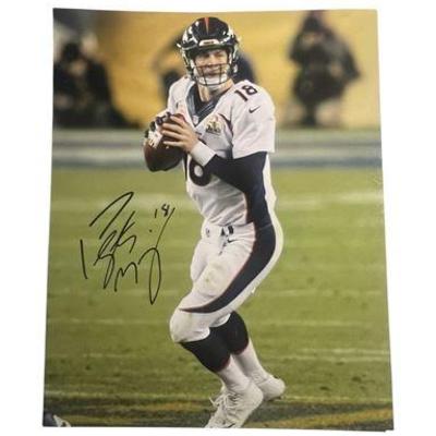 Lot 075   
Peyton Manning Signed Photo