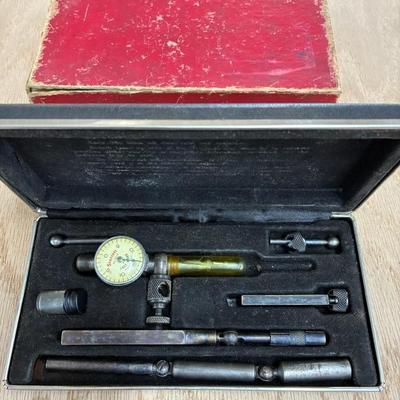 L.S. Starrett last word dial indicator 711g original case and box $100.00