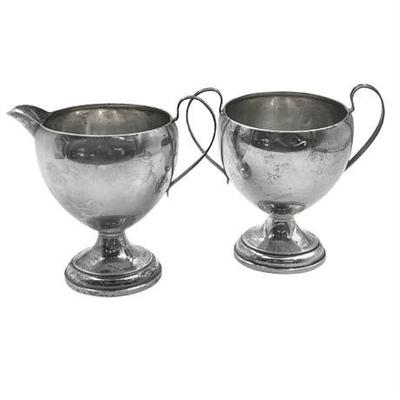 Sale Photo Thumbnail #7: P. S. Co. Sterling Silver Sugar and Creamer