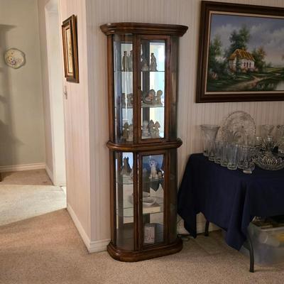 Sale Photo Thumbnail #61: Vintage curio display cabinets