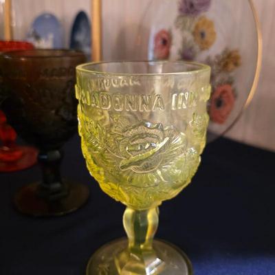 Sale Photo Thumbnail #71: Vintage Madonna Inn Wild Rose water goblets