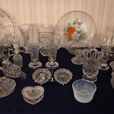 Sale Photo Thumbnail #65: Vintage crystal and glass