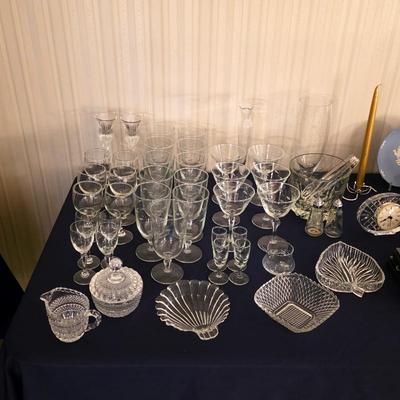 Sale Photo Thumbnail #68: Vintage crystal and glass