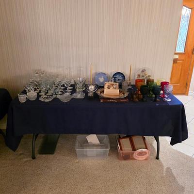 Sale Photo Thumbnail #67: Vintage crystal and glass