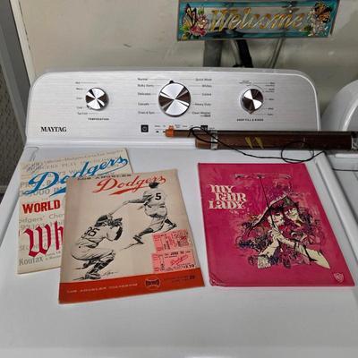 Sale Photo Thumbnail #154: 1950s Dodgers baseball programs